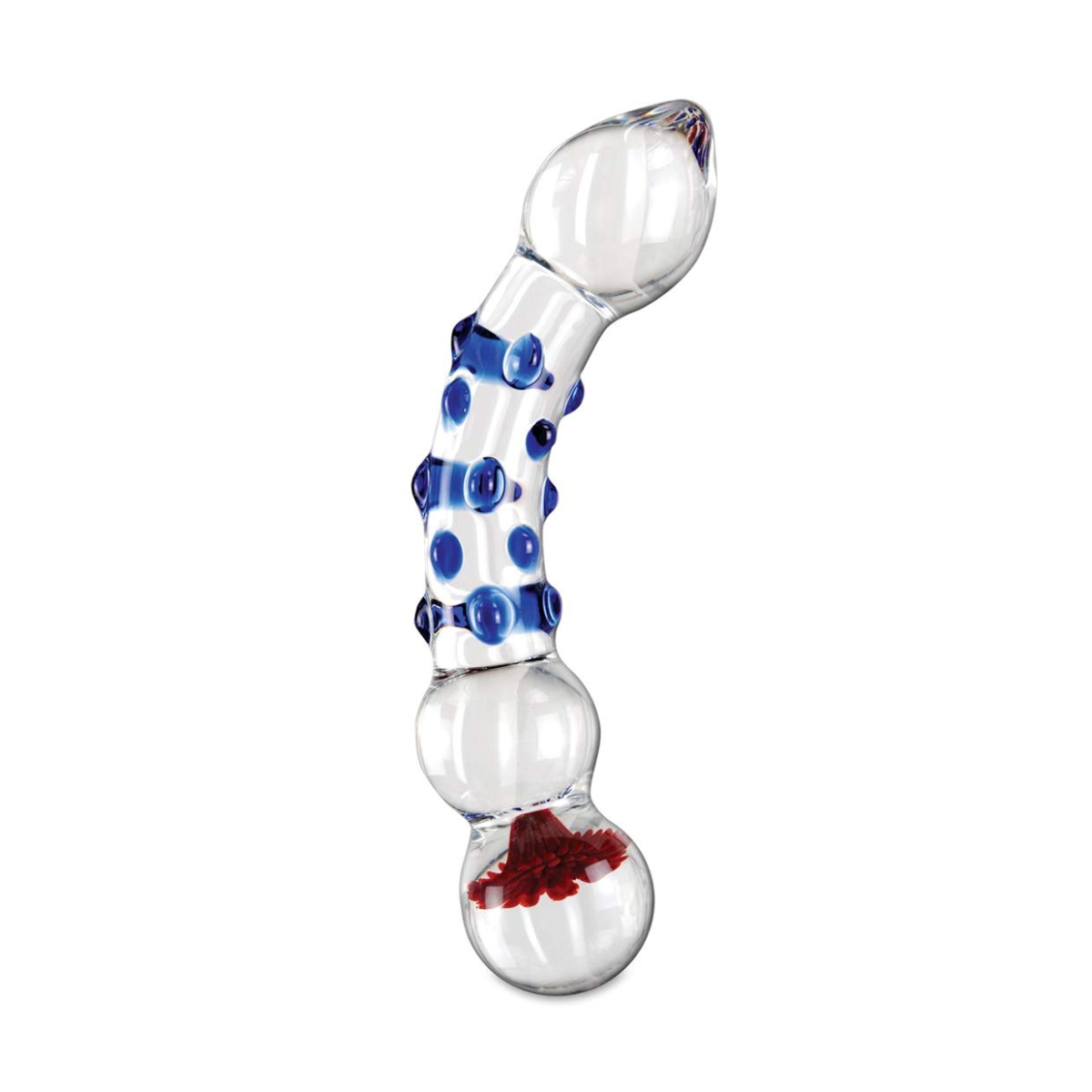 Icicles Textured Glass Dildo No.18