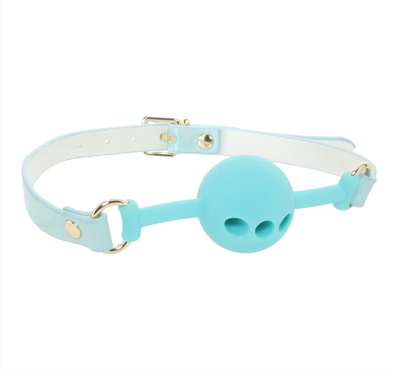 Ouch! Paris Collection Silicone Ball Gag - Pink or Blue