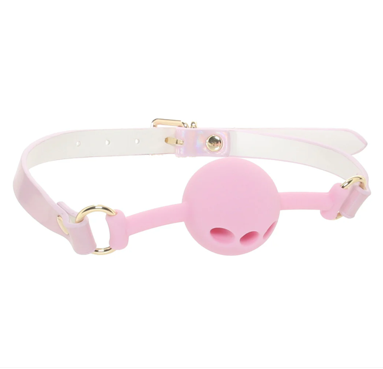 Ouch! Paris Collection Silicone Ball Gag - Pink or Blue