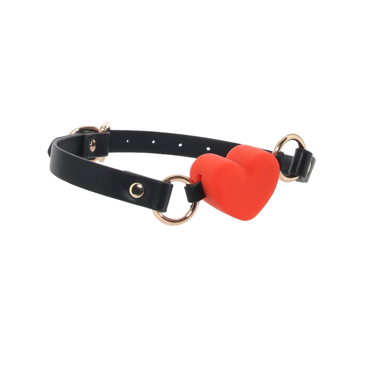 Fetish & Fashion Katherine Heart Gag in Black or Red