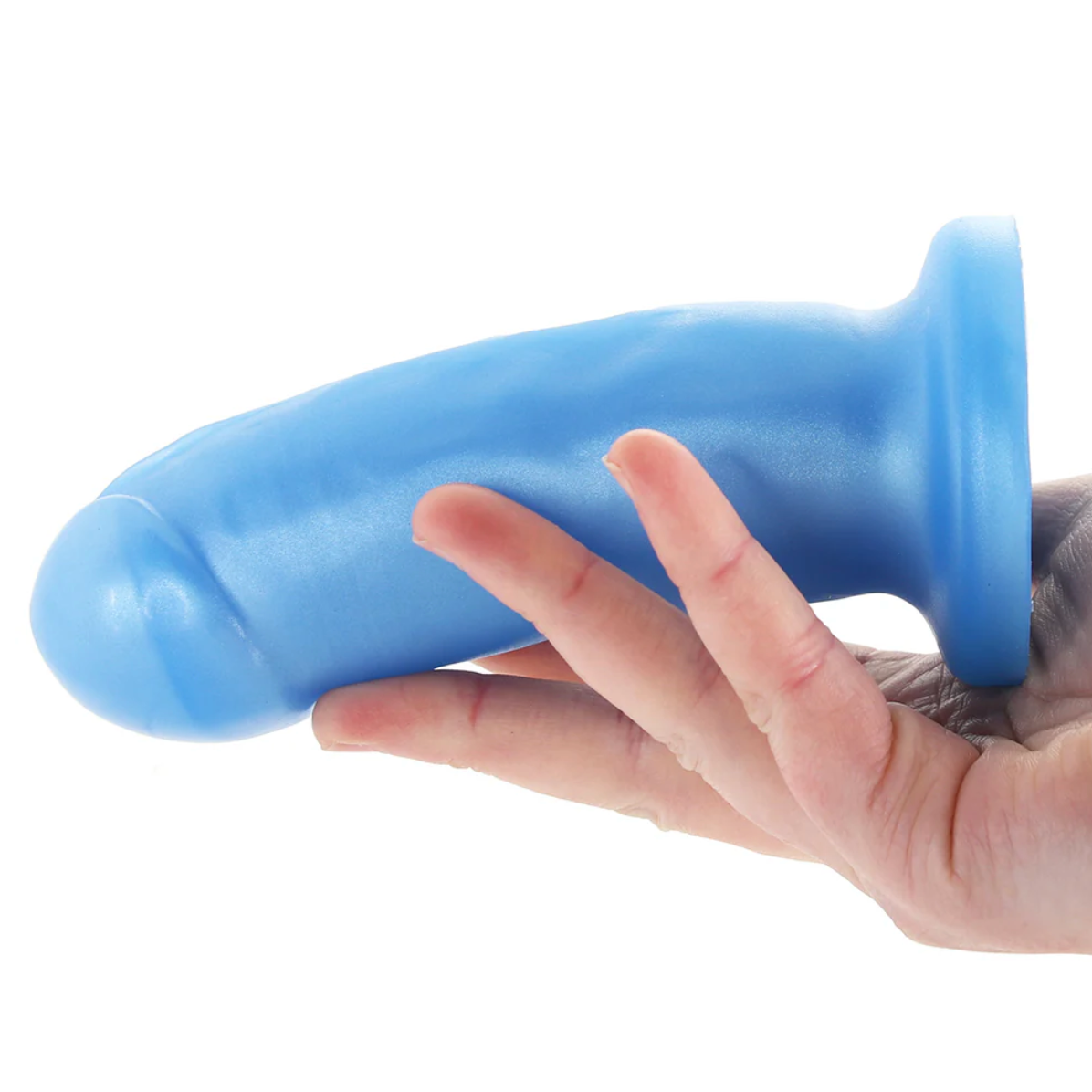 Tantus They/Them Supersoft Dildo in Rockabilly Blue