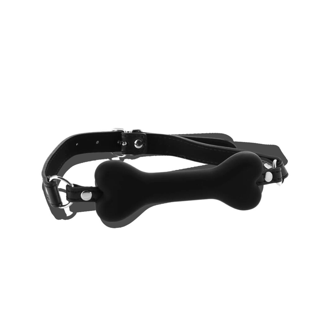 Ouch! Puppy Play Silicone Bone Gag