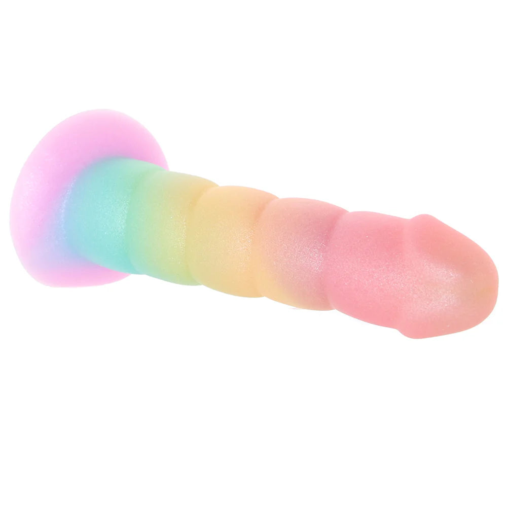 Simply Sweet Swirl Rainbow Dildo