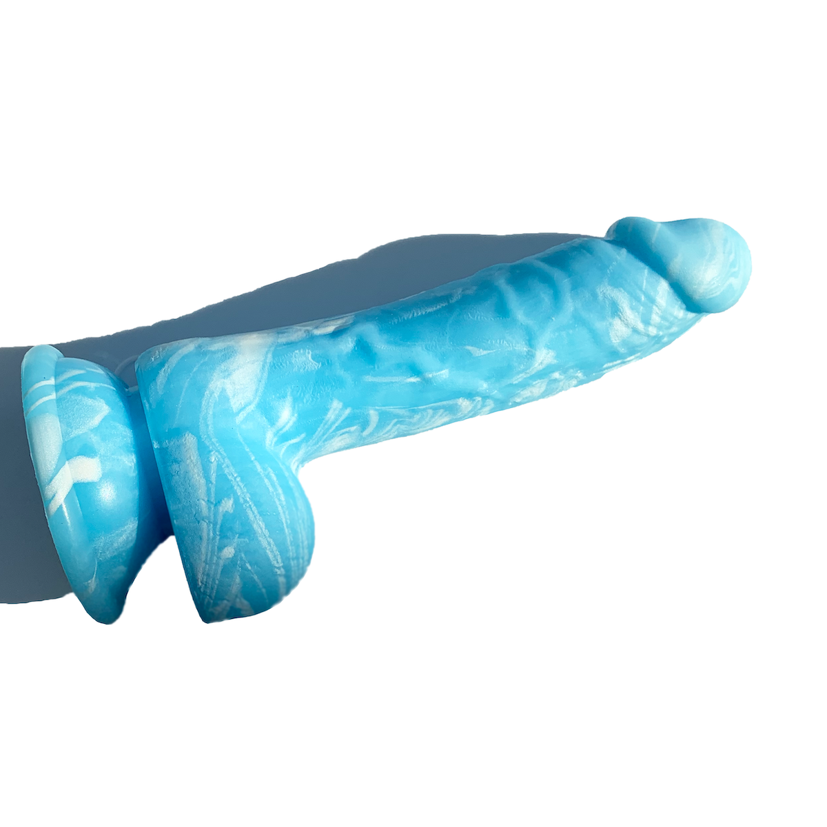 Luke Marbled Suction Dildo