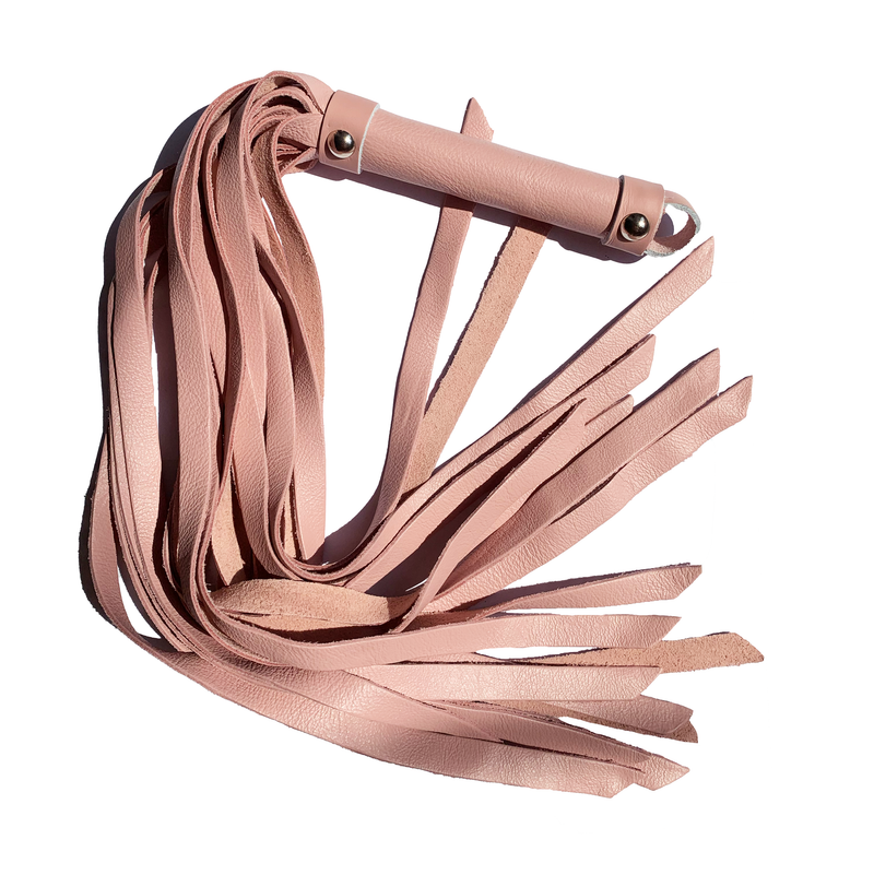 Cute Pink Leather Flogger